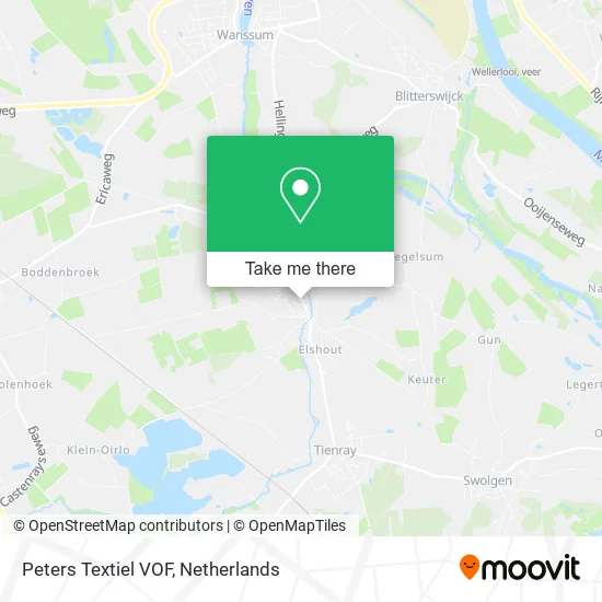 Peters Textiel VOF map