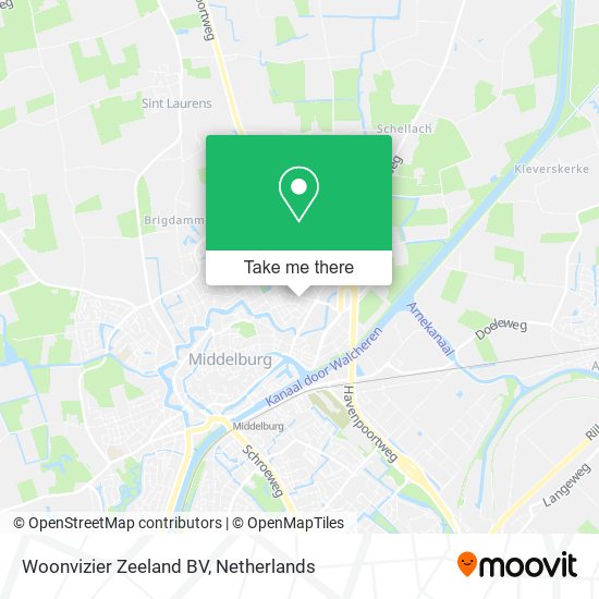 Woonvizier Zeeland BV map