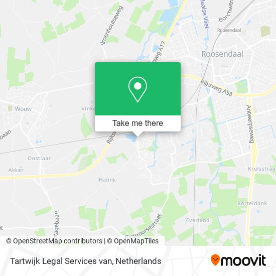 Tartwijk Legal Services van map