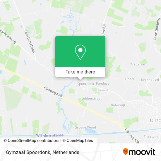 Gymzaal Spoordonk map
