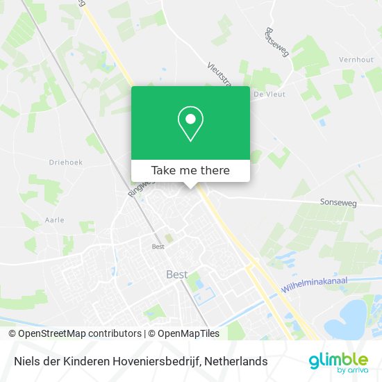 Niels der Kinderen Hoveniersbedrijf map