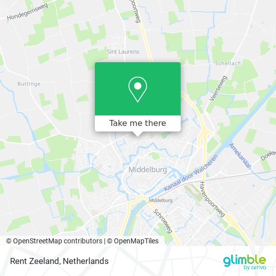 Rent Zeeland map