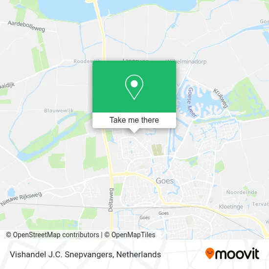 Vishandel J.C. Snepvangers map
