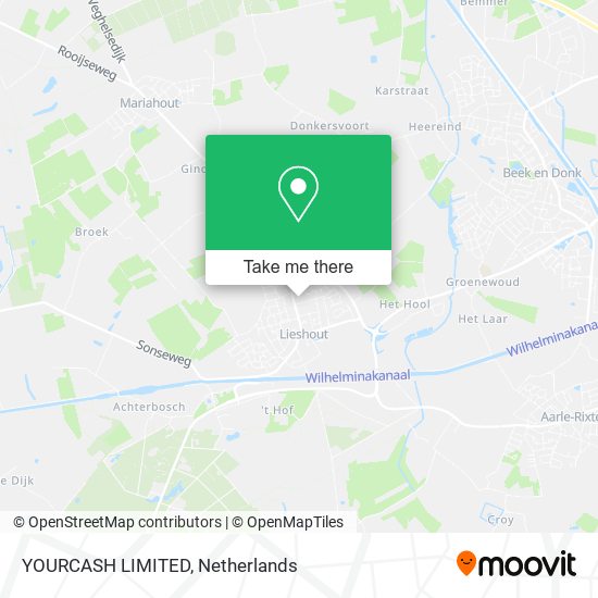 YOURCASH LIMITED map