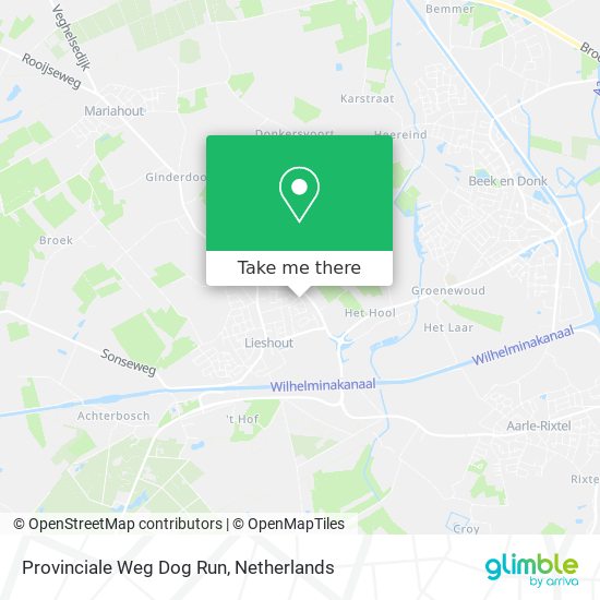 Provinciale Weg Dog Run map