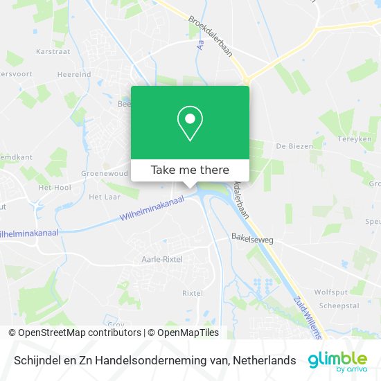 Schijndel en Zn Handelsonderneming van map