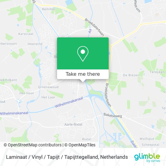 Laminaat / Vinyl / Tapijt / Tapijttegelland map