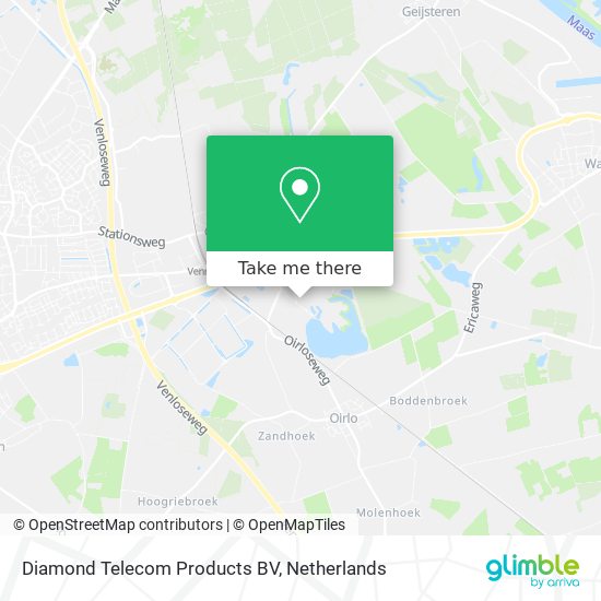 Diamond Telecom Products BV map