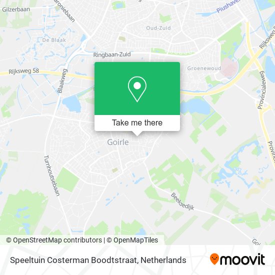 Speeltuin Costerman Boodtstraat map