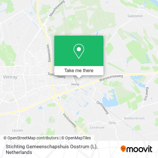 Stichting Gemeenschapshuis Oostrum (L) map