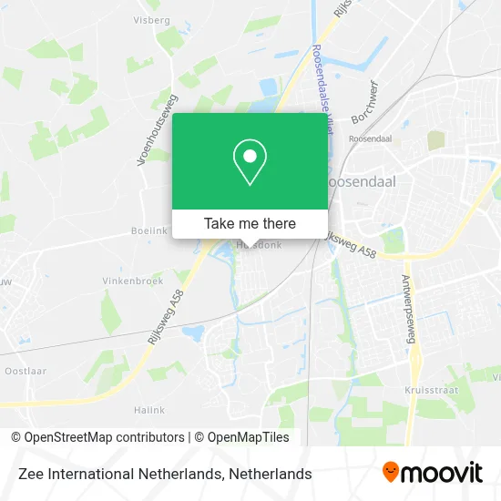 Zee International Netherlands map
