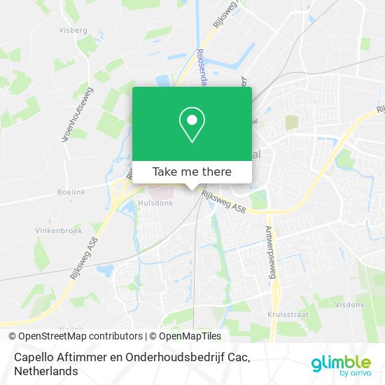 Capello Aftimmer en Onderhoudsbedrijf Cac map