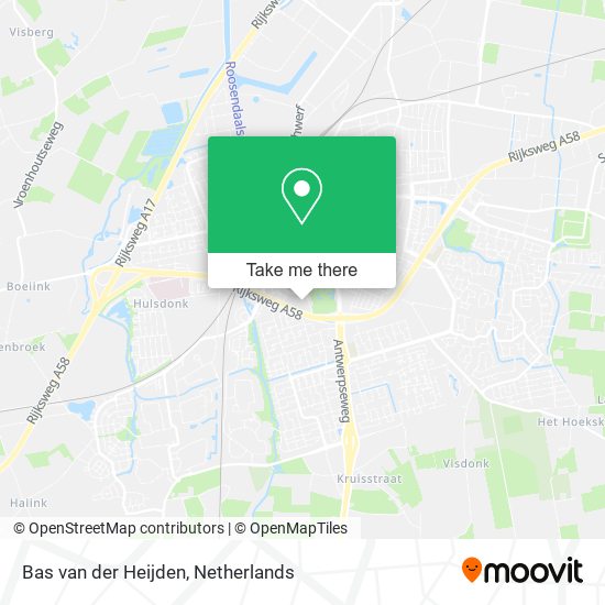 Bas van der Heijden map