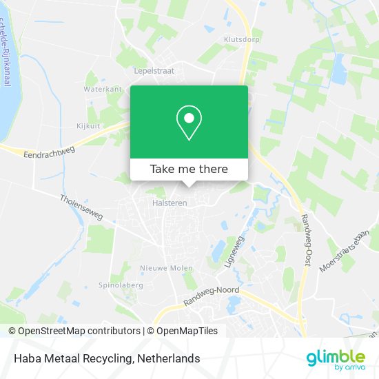 Haba Metaal Recycling map