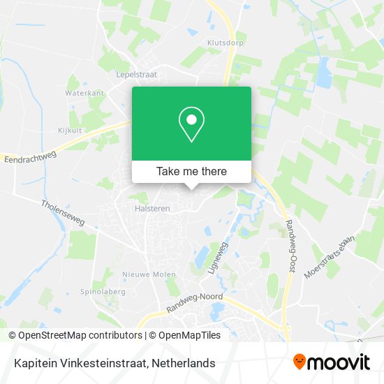 Kapitein Vinkesteinstraat map