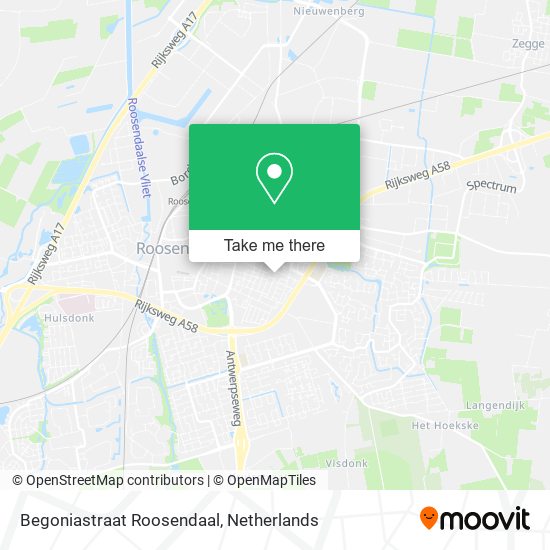 Begoniastraat Roosendaal map