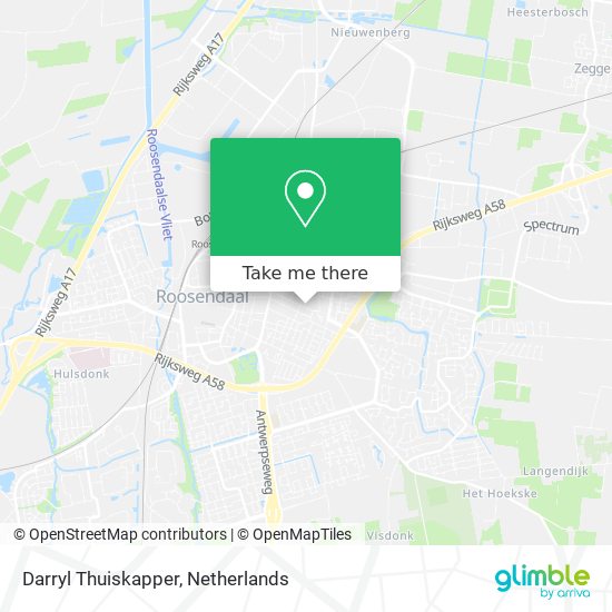 Darryl Thuiskapper map