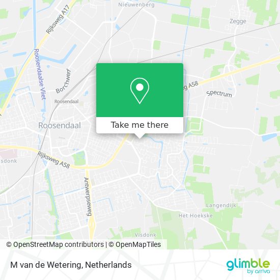 M van de Wetering map