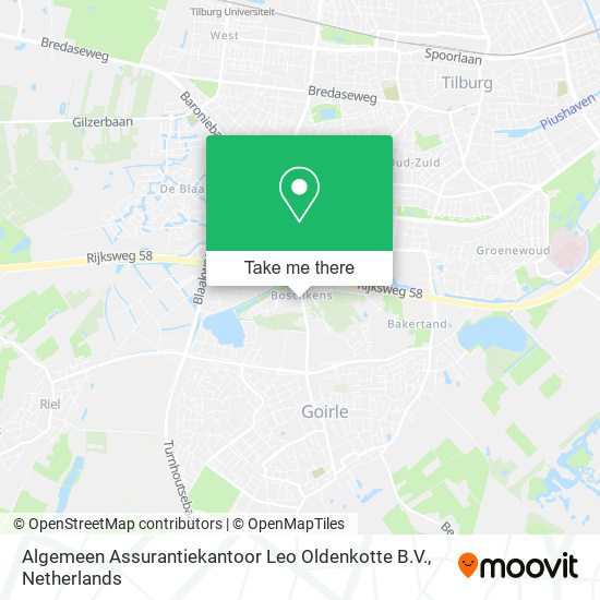 Algemeen Assurantiekantoor Leo Oldenkotte B.V. map