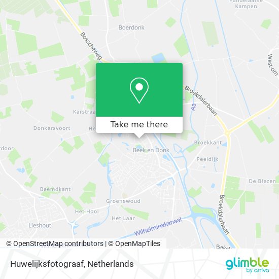 Huwelijksfotograaf Karte