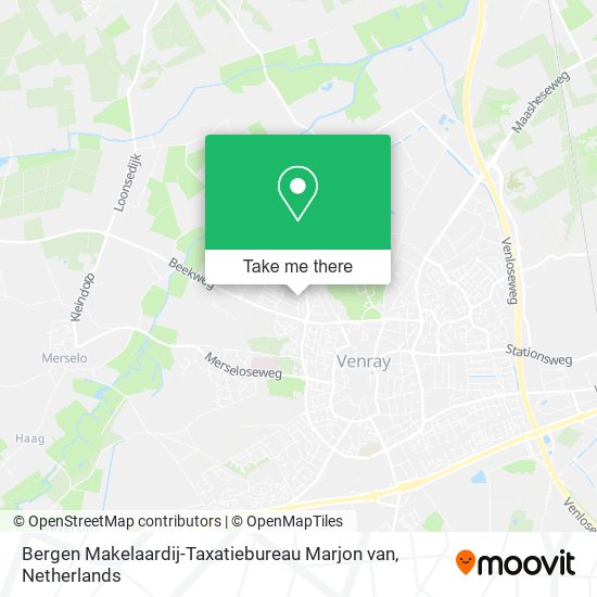 Bergen Makelaardij-Taxatiebureau Marjon van map