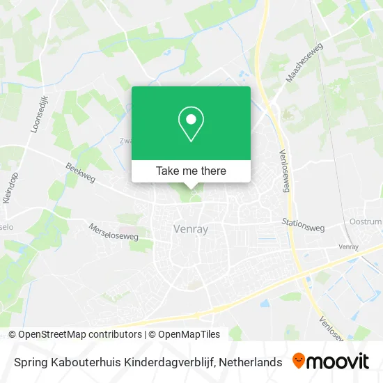 Spring Kabouterhuis Kinderdagverblijf map