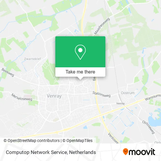 Computop Network Service map