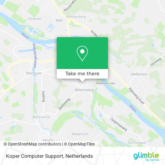 Koper Computer Support map