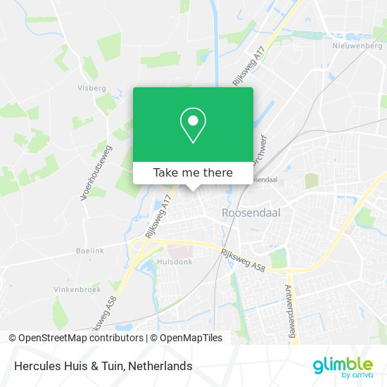 Hercules Huis & Tuin map