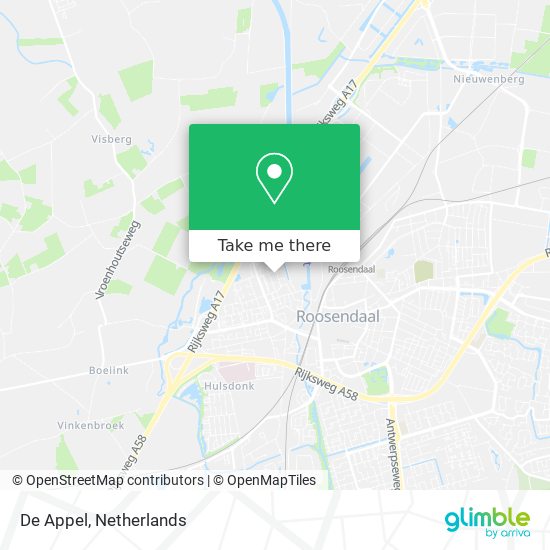 De Appel map