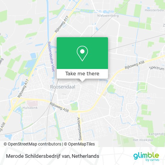 Merode Schildersbedrijf van map