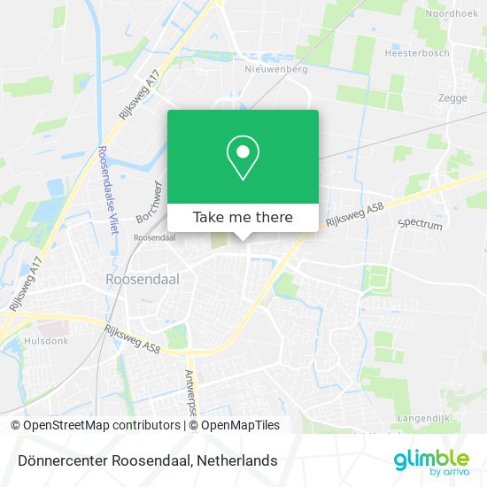 Dönnercenter Roosendaal map