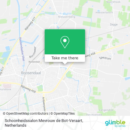 Schoonheidssalon Mevrouw de Bot-Veraart map