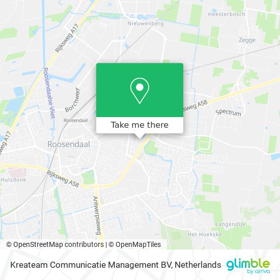 Kreateam Communicatie Management BV Karte