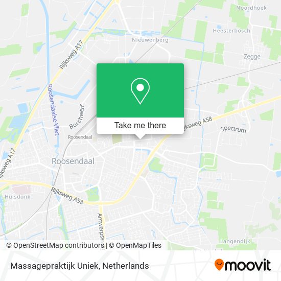 Massagepraktijk Uniek map