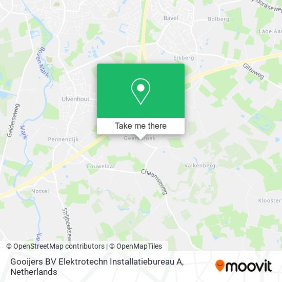 Gooijers BV Elektrotechn Installatiebureau A map
