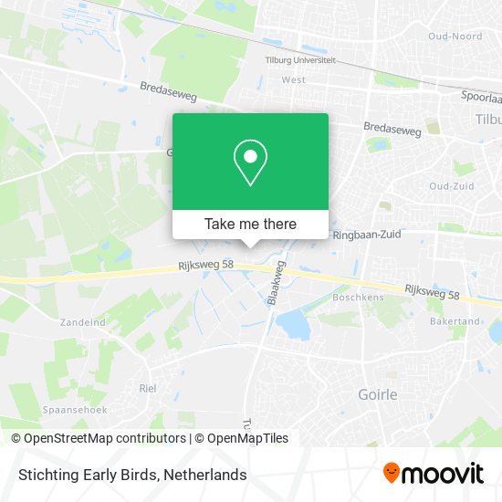 Stichting Early Birds map