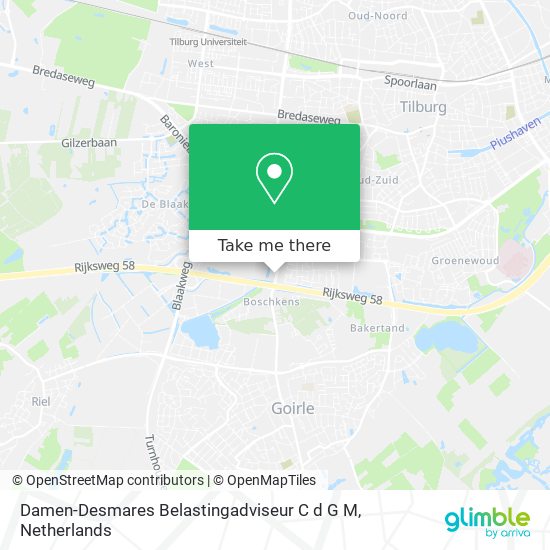 Damen-Desmares Belastingadviseur C d G M map