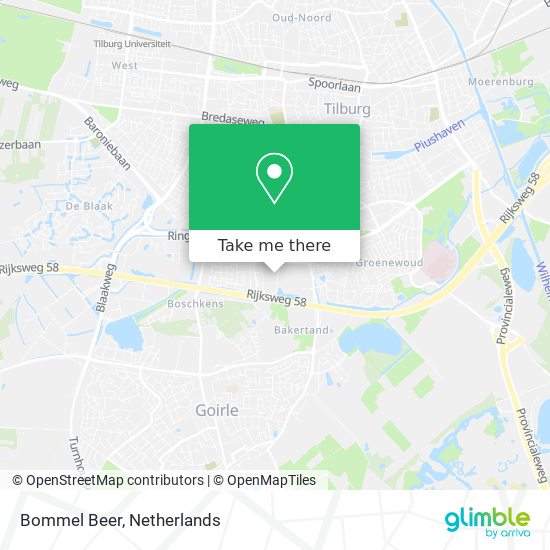 Bommel Beer map