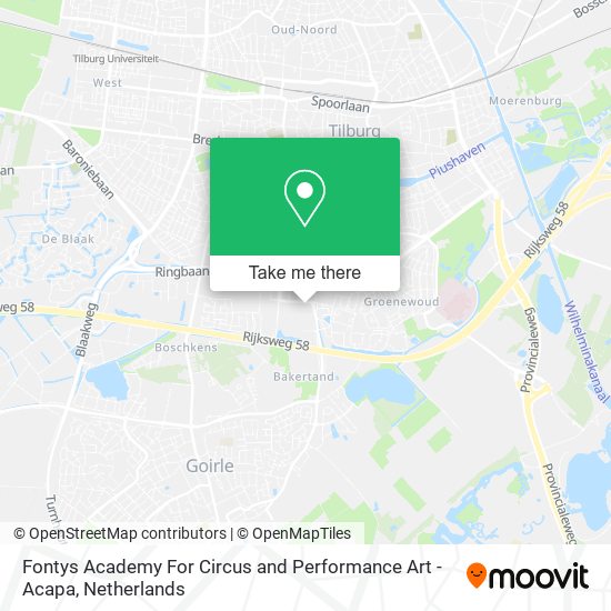 Fontys Academy For Circus and Performance Art - Acapa Karte