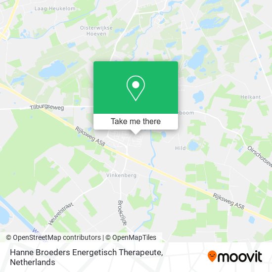 Hanne Broeders Energetisch Therapeute map