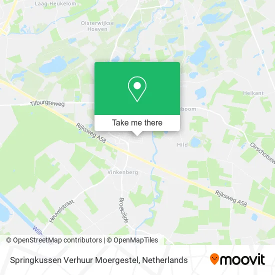 Springkussen Verhuur Moergestel map