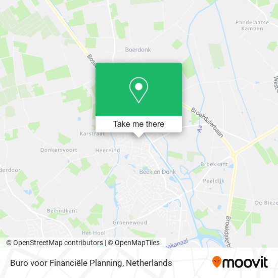 Buro voor Financiële Planning Karte