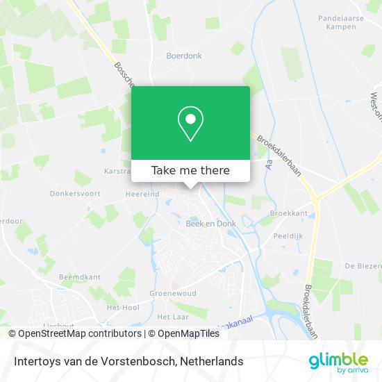 Intertoys van de Vorstenbosch Karte