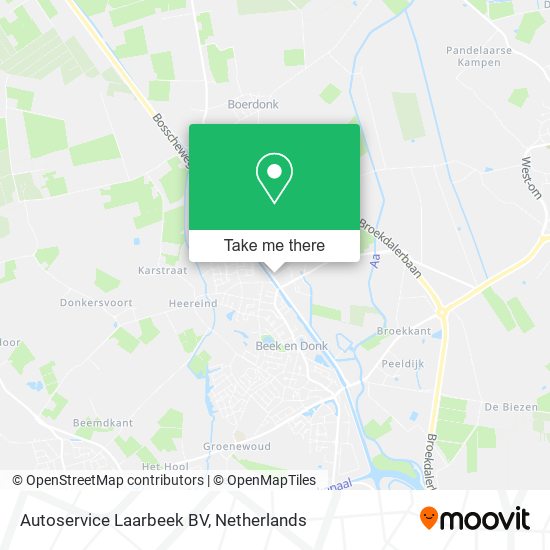 Autoservice Laarbeek BV map