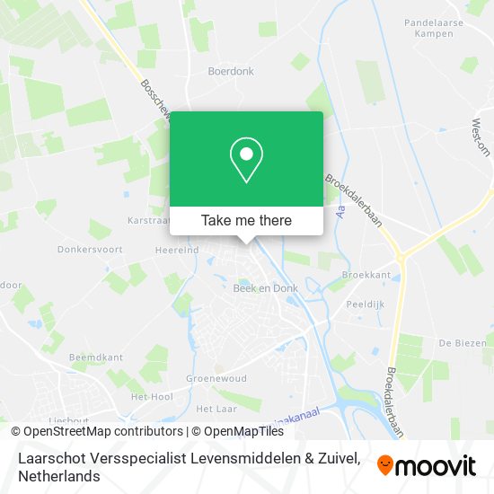 Laarschot Versspecialist Levensmiddelen & Zuivel Karte