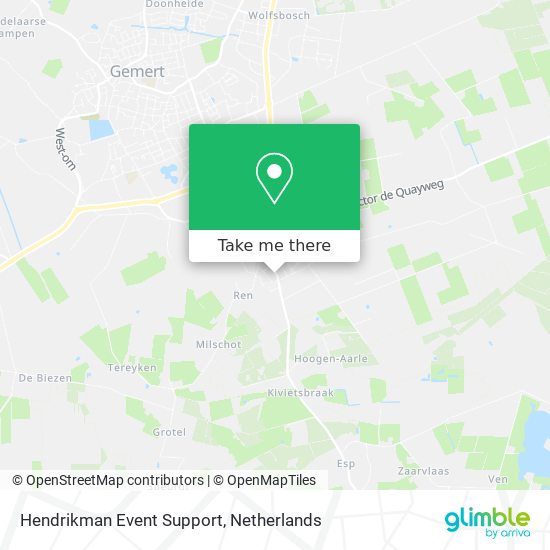 Hendrikman Event Support Karte