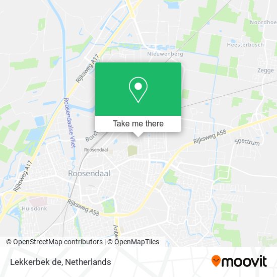 Lekkerbek de map