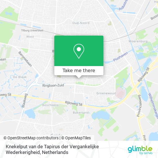 Knekelput van de Tapirus der Vergankelijke Wederkerigheid map