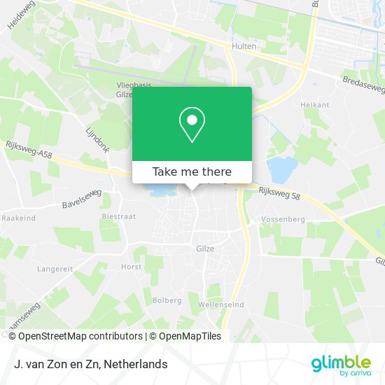 J. van Zon en Zn map